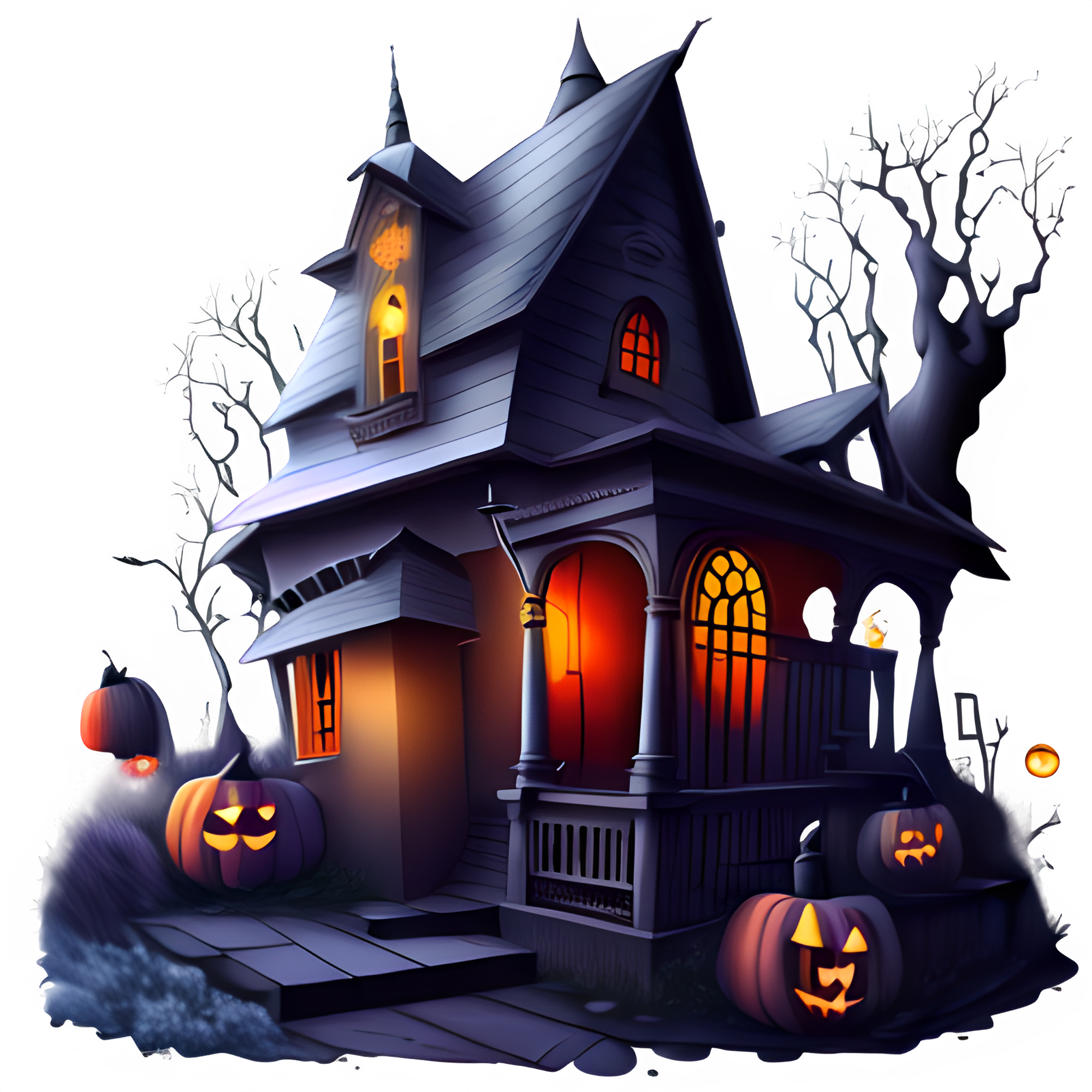 Haunted House Copyright @ Designs by Forte