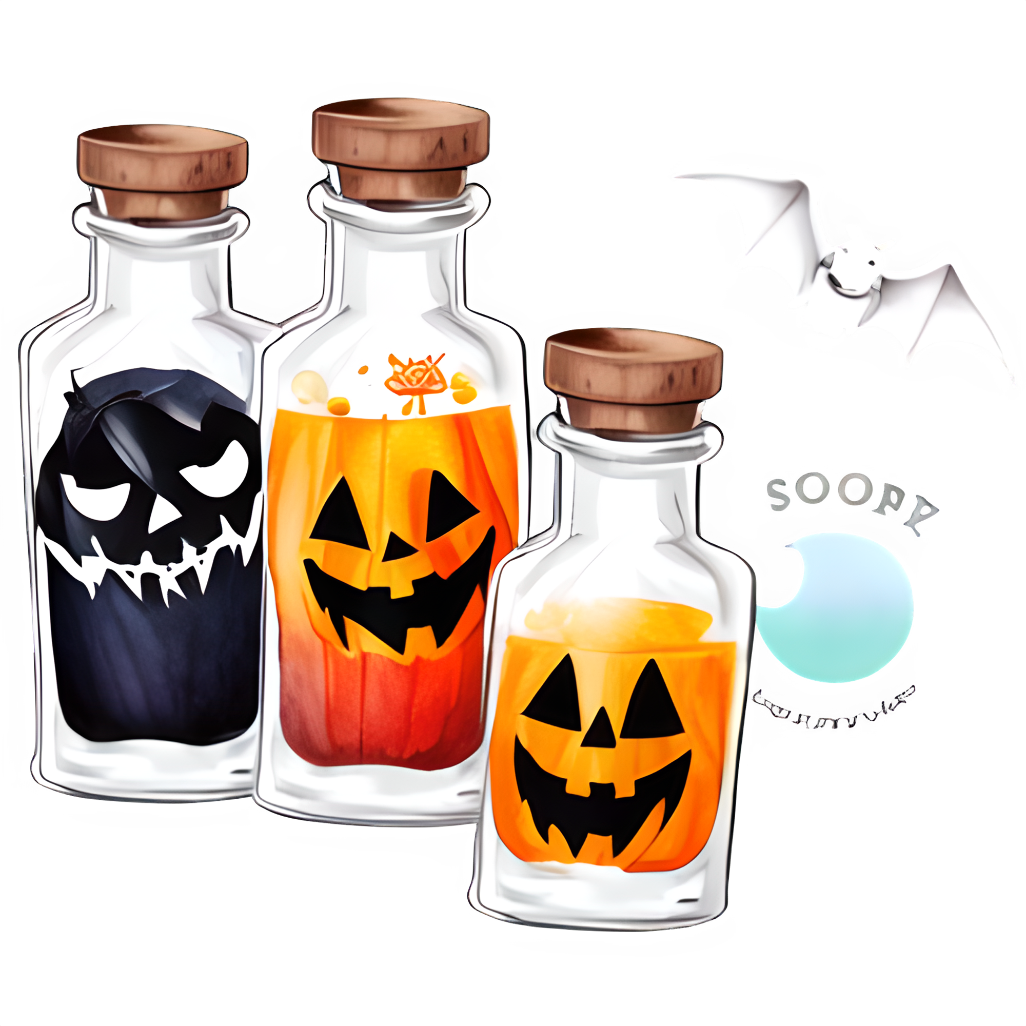 Halloween Poison Bottles Freebies