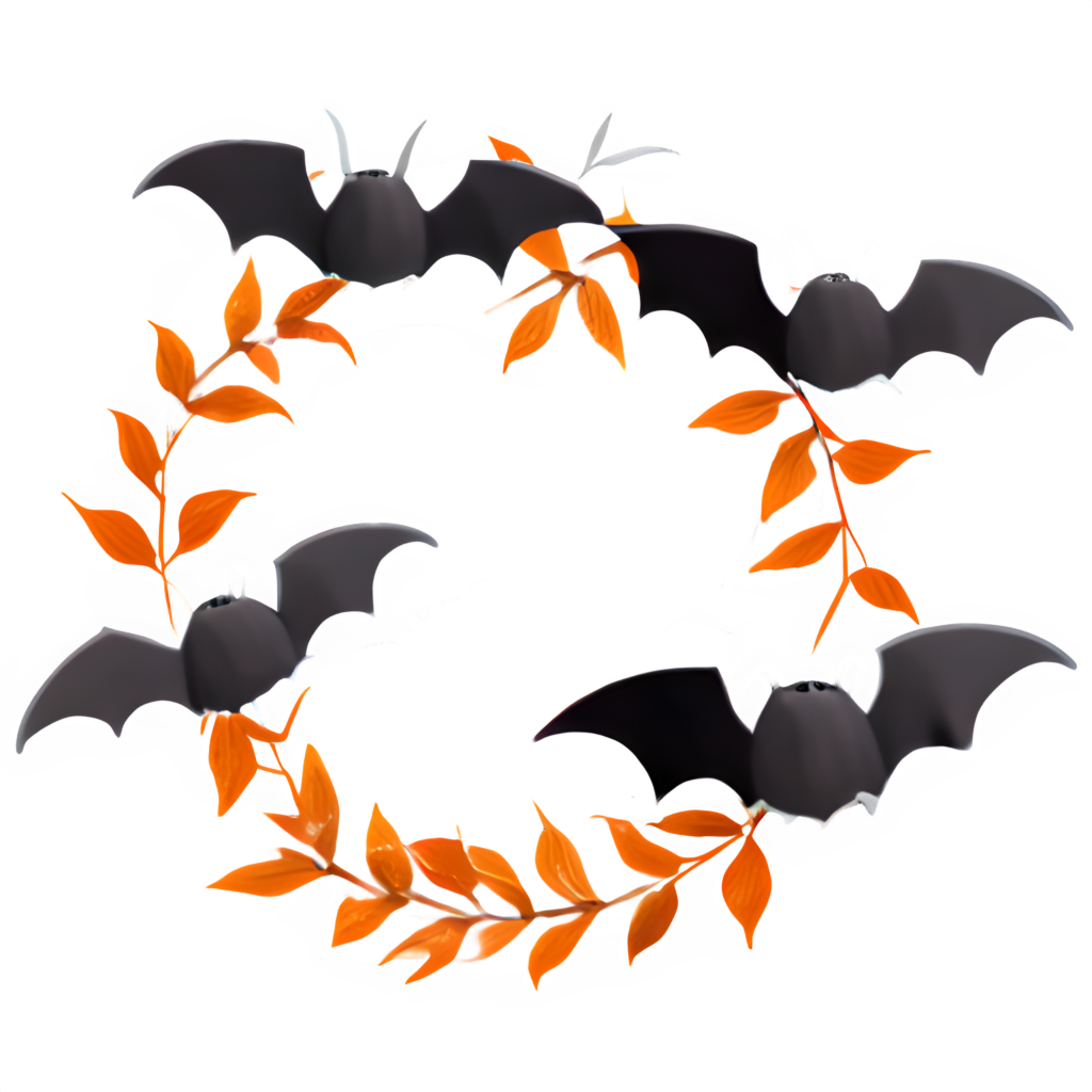 Halloween Freebie Bat Wreath Clip Art Halloween Witch