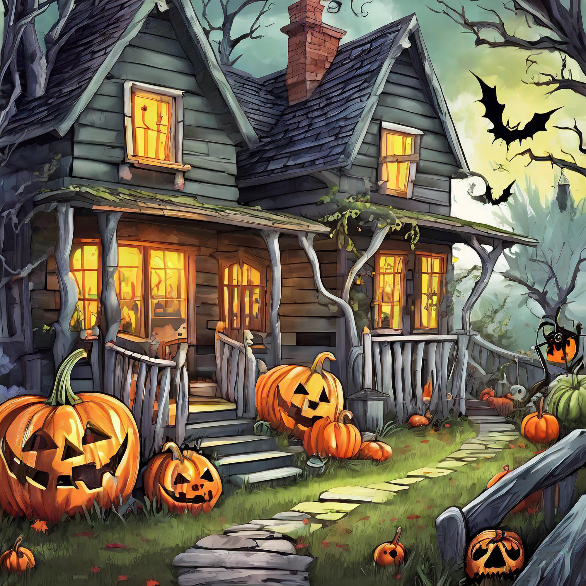 Halloween Theme Texture 2000 x 2000 - Designs by Forte