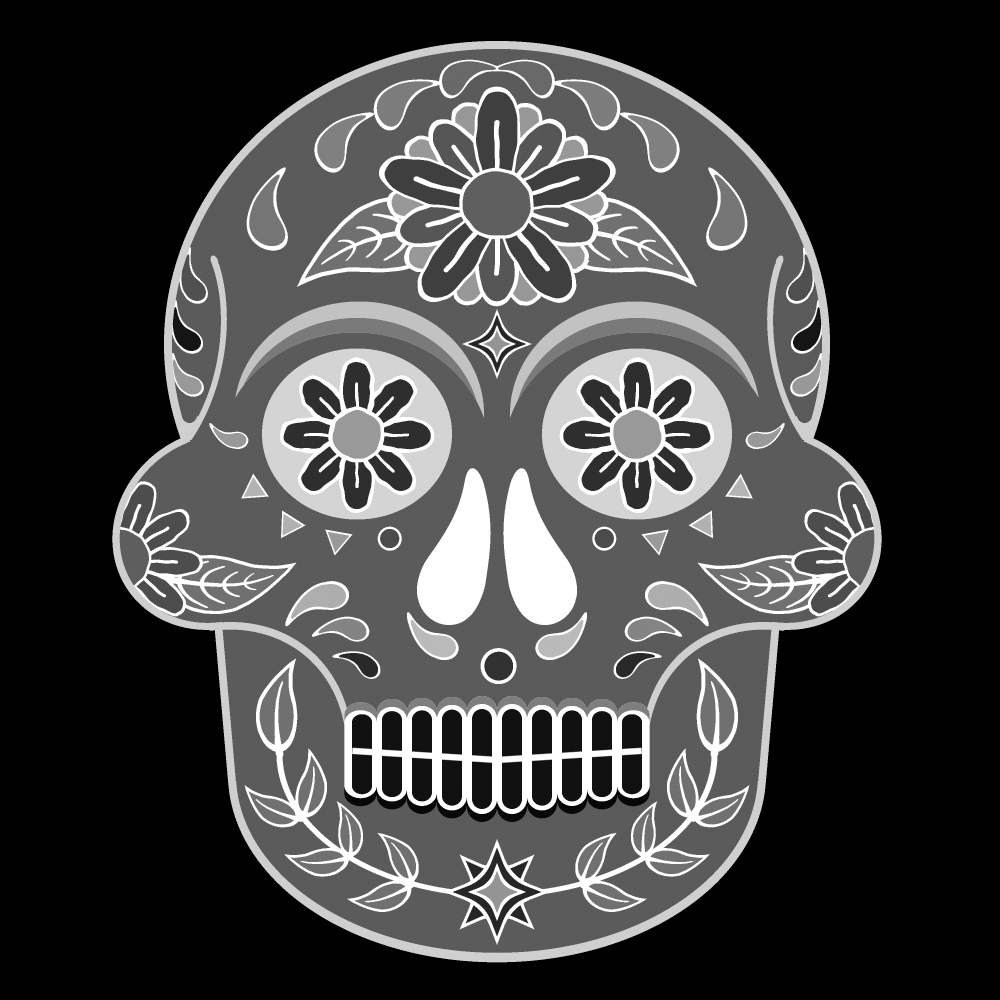 Day of the Dead PSP Mask 1000 x 1000 - Created by Designs by Forte