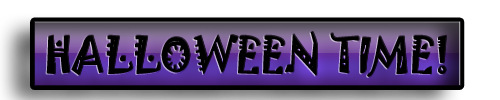 Halloween Word Art 500 x 100 Designs by Forte