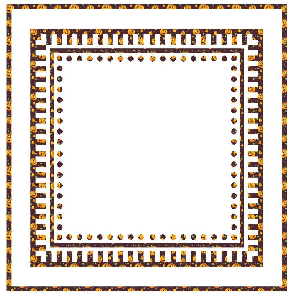 Halloween Theme Frame 1000 x 1000 @ Copyright Designs by Forte