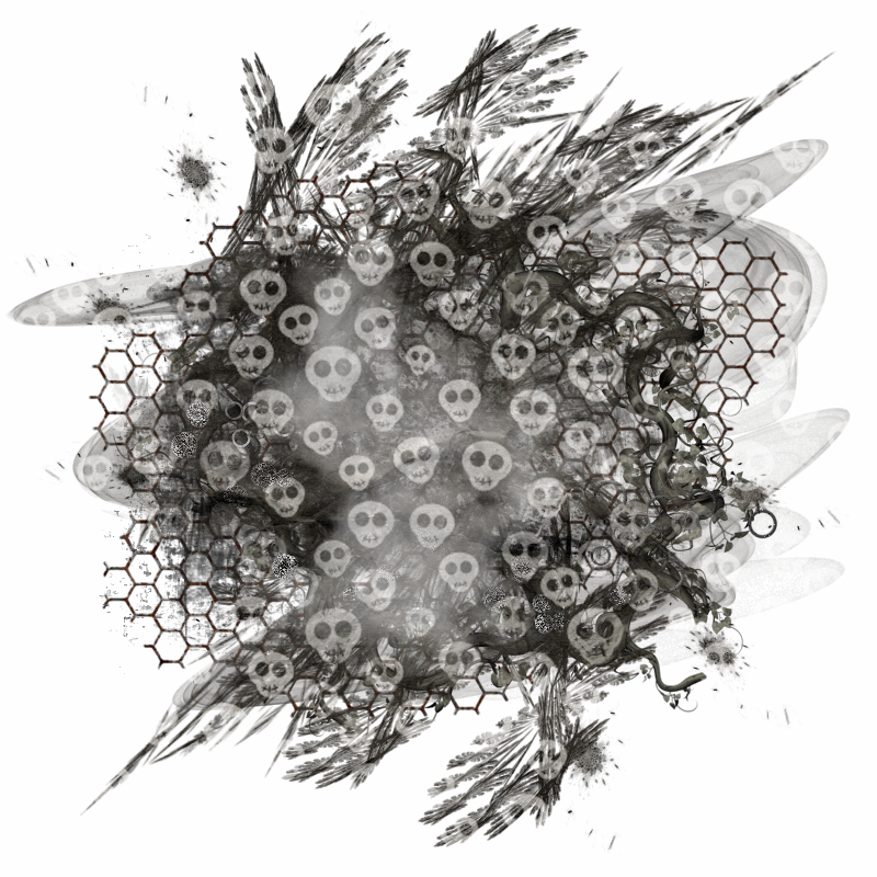 Halloween Decorative Background Element - @ Copyright Designs by Forte