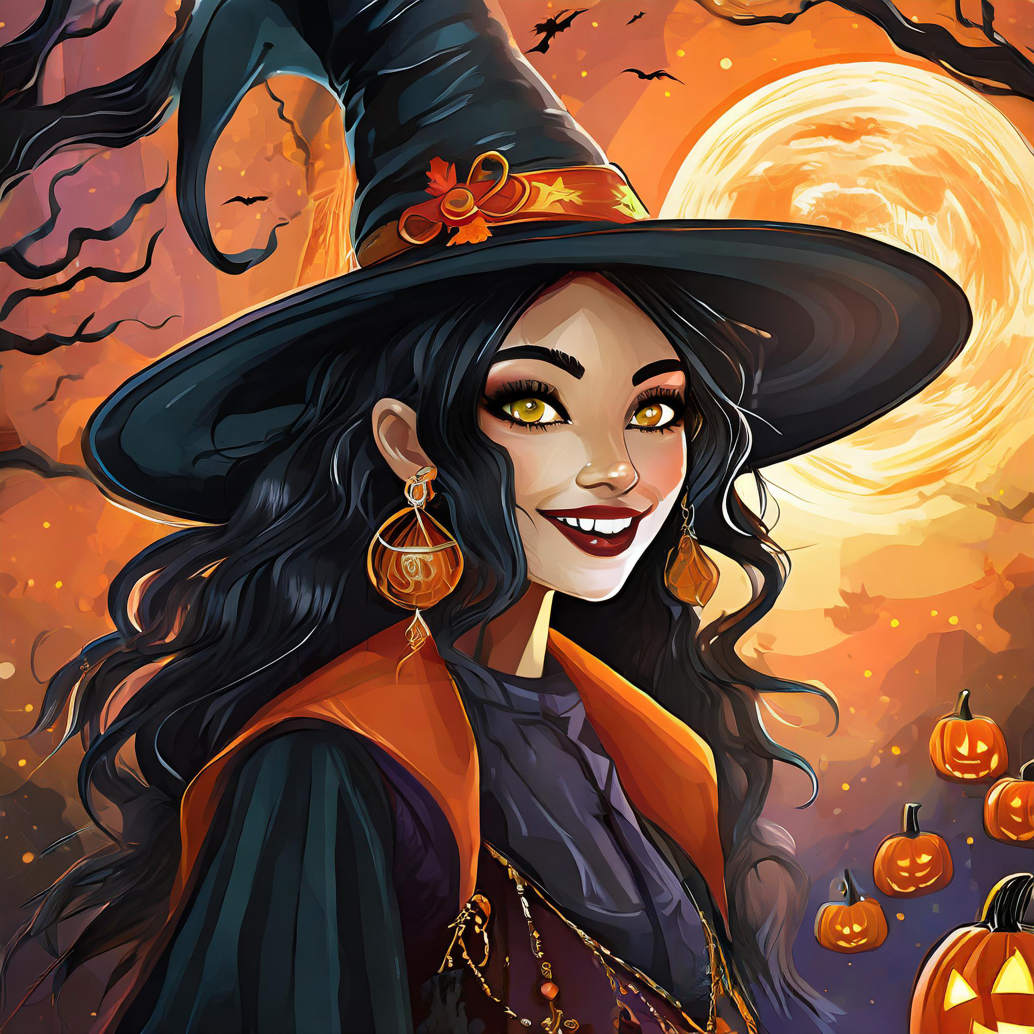 Halloween Witch Texture 2048 x 2048