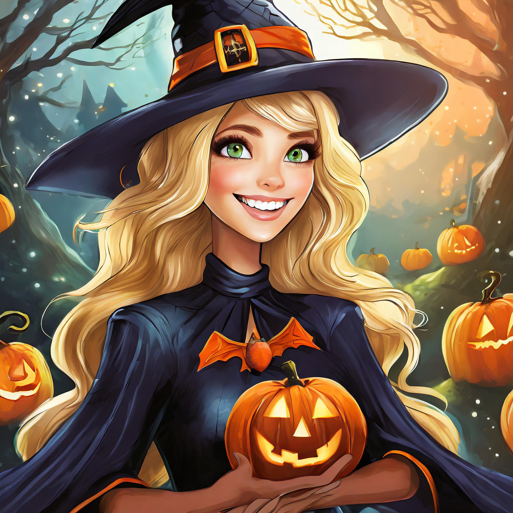 Halloween Witch Texture 2048 x 2048 by Designs by Forte