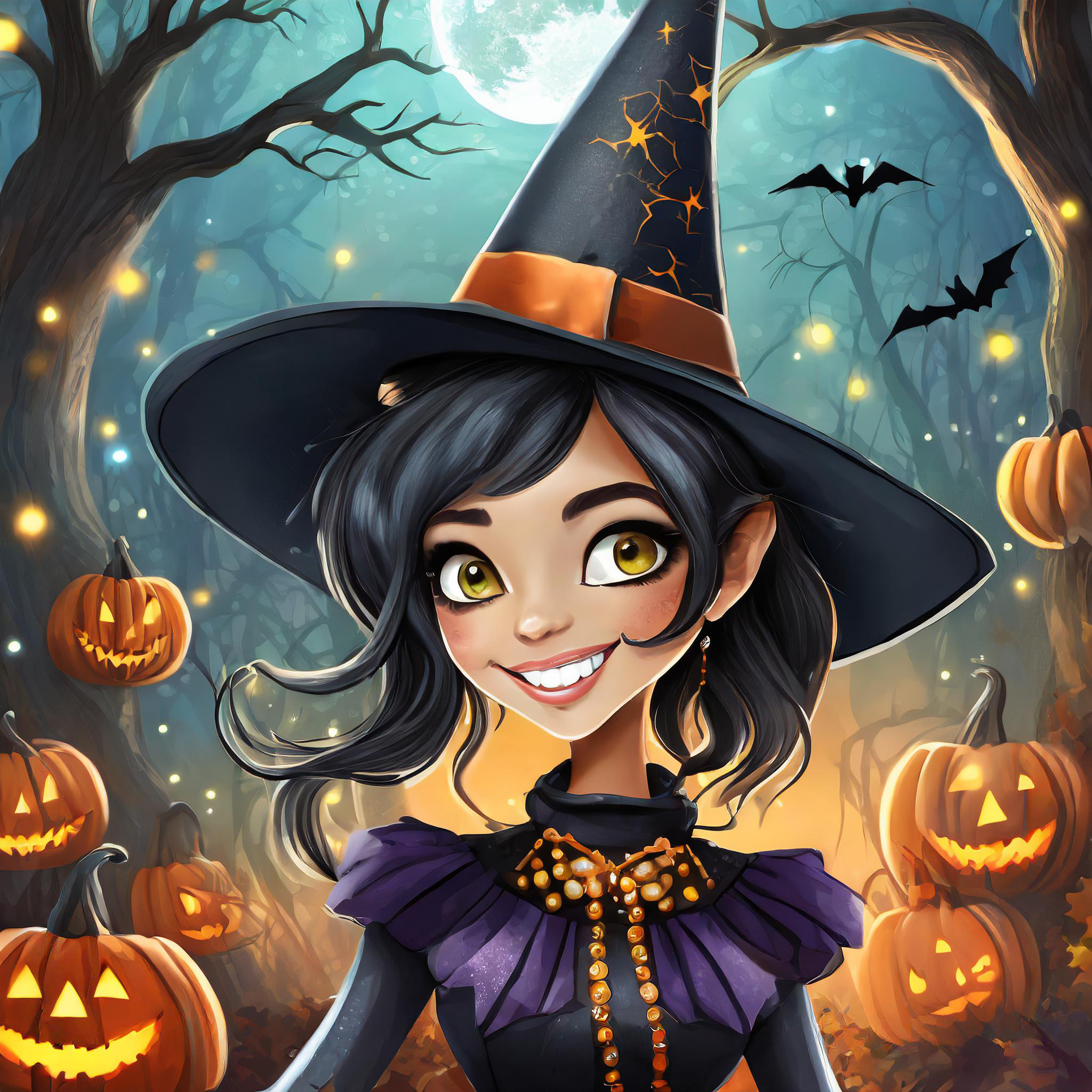 Halloween Witch Texture 2048 x 2048 by Designs by Forte