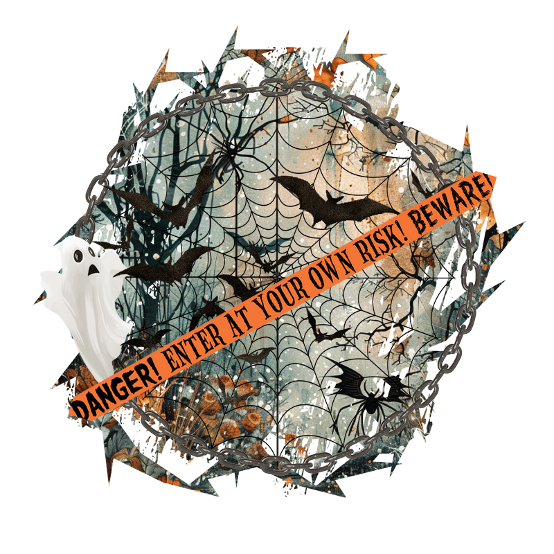 Halloween Cluster Frame 800 x 800 - Copyright Designs by Forte