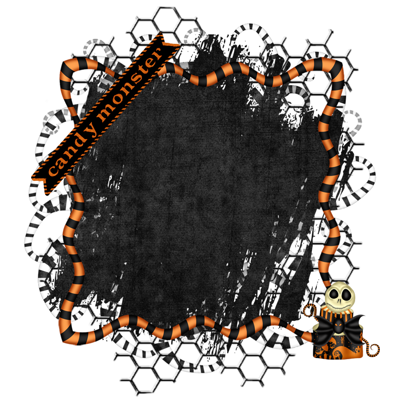 Halloween Cluster Frame 800 x 800 - Copyright Designs by Forte