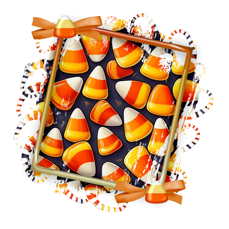 Halloween Cluster Frame 800 x 800 - Copyright Designs by Forte