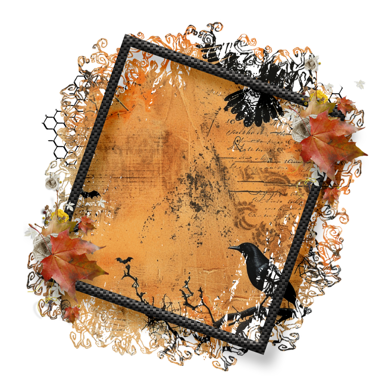 Halloween Cluster Frame 800 x 800 - Copyright Designs by Forte