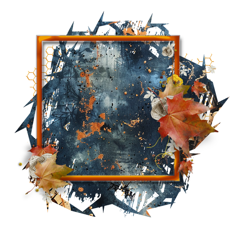 Halloween Cluster Frame 800 x 800 - Copyright Designs by Forte