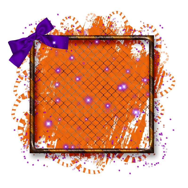 Halloween Cluster Frame 800 x 800 - Copyright Designs by Forte