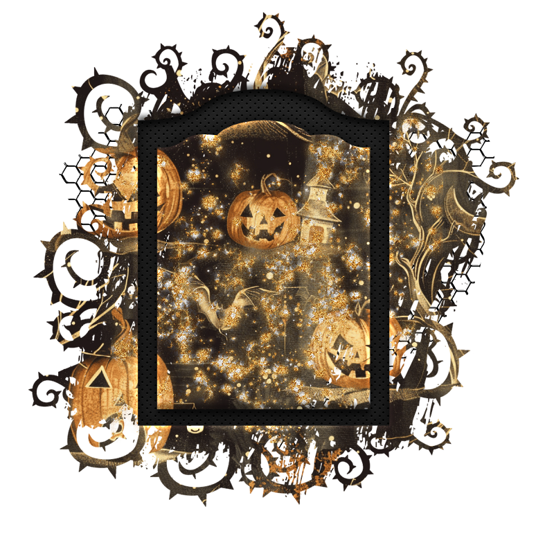 Halloween Cluster Frame 800 x 800 - Copyright Designs by Forte