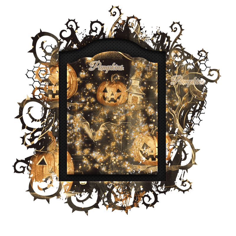 Halloween Cluster Frame 800 x 800 - Copyright Designs by Forte