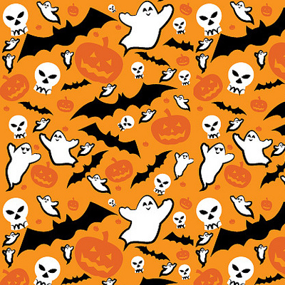 Halloween Pattern 400 x 400 Created by Designs by Forte