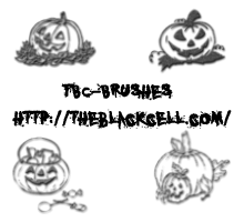 Halloween Photoshop Brushes Created by Designs by Forte