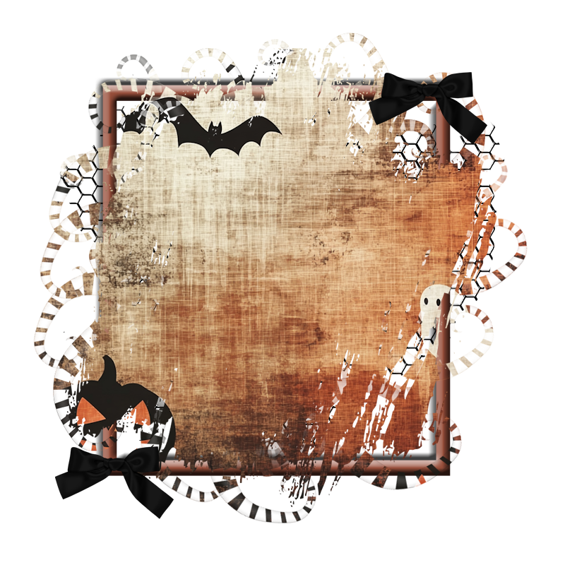 Halloween Cluster Frame 800 x 800 - Copyright Designs by Forte