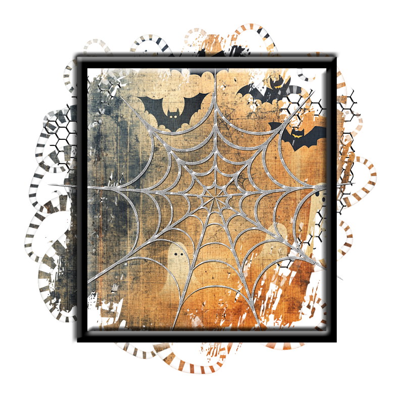 Halloween Cluster Frame 800 x 800 - Copyright Designs by Forte