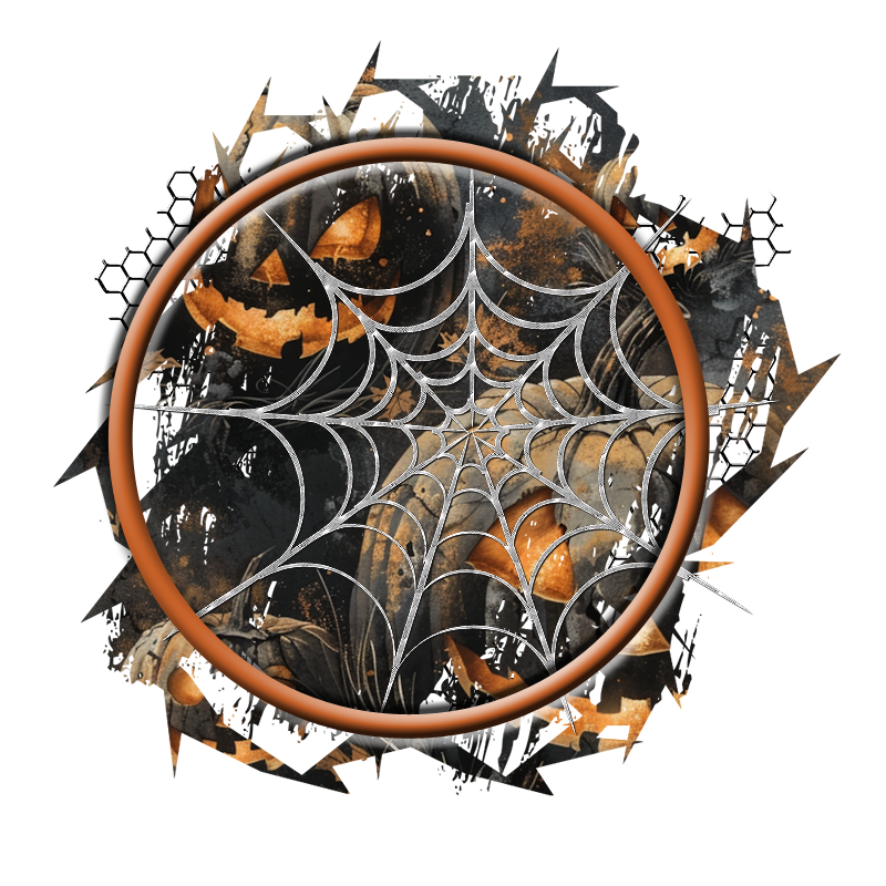 Halloween Cluster Frame 800 x 800 - Copyright Designs by Forte