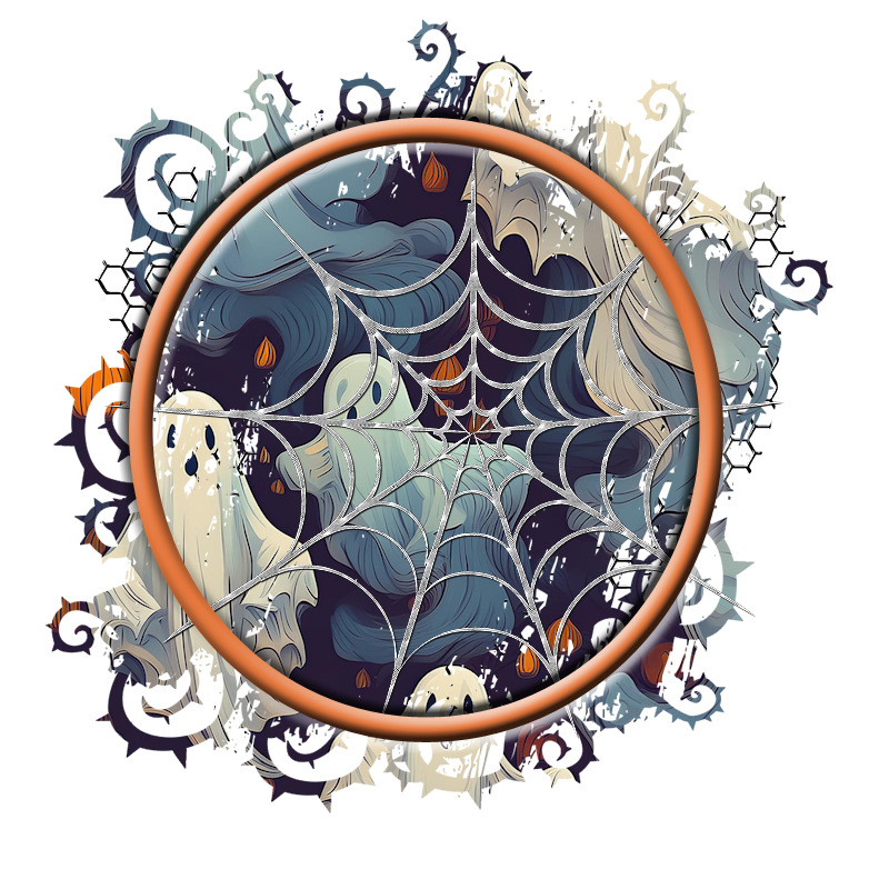 Halloween Cluster Frame 800 x 800 - Copyright Designs by Forte