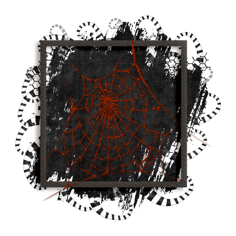 Halloween Cluster Frame 800 x 800 - Copyright Designs by Forte