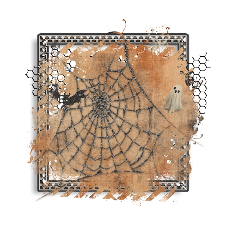 Halloween Cluster Frame 800 x 800 - Copyright Designs by Forte