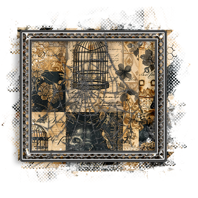 Halloween Cluster Frame 800 x 800 - Copyright Designs by Forte