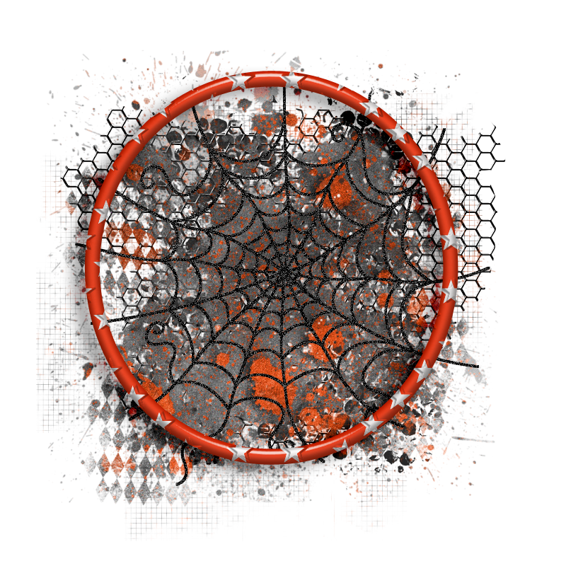 Halloween Cluster Frame 800 x 800 - Copyright Designs by Forte