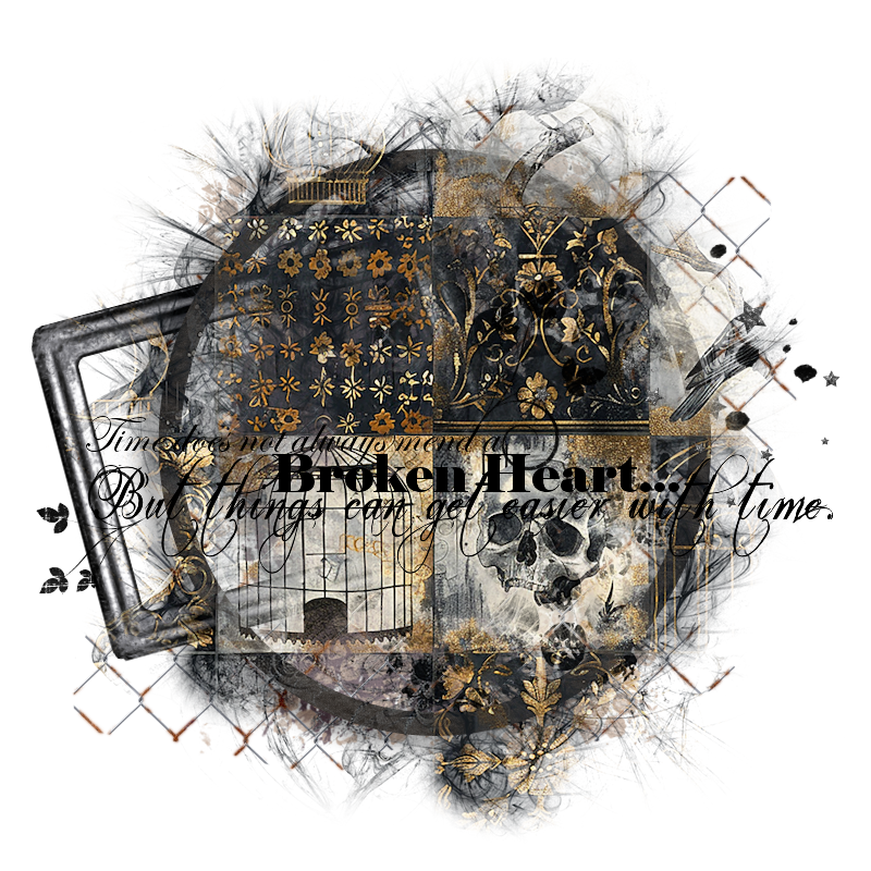 Halloween Cluster Frame 800 x 800 - Copyright Designs by Forte