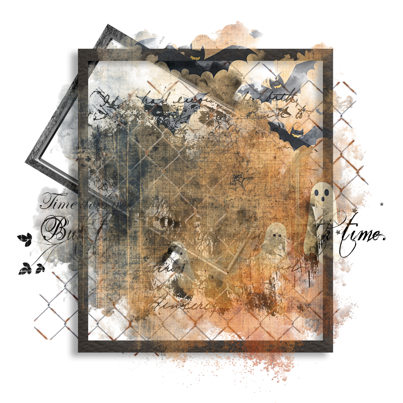 Halloween Cluster Frame 800 x 800 - Copyright Designs by Forte