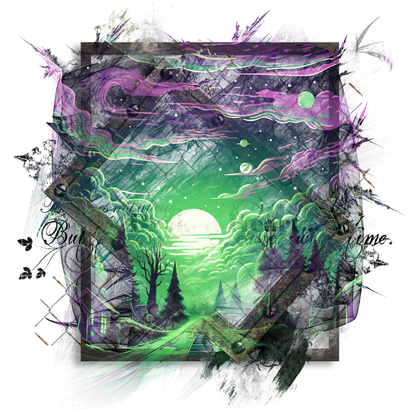 Halloween Cluster Frame 800 x 800 - Copyright Designs by Forte