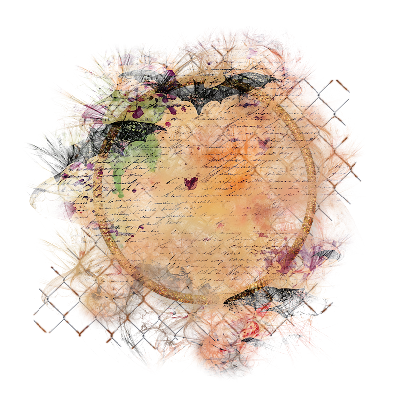 Halloween Cluster Frame 800 x 800 - Copyright Designs by Forte