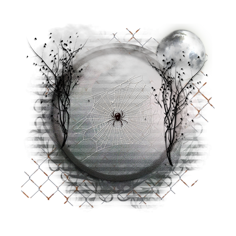 Halloween Cluster Frame 800 x 800 - Copyright Designs by Forte