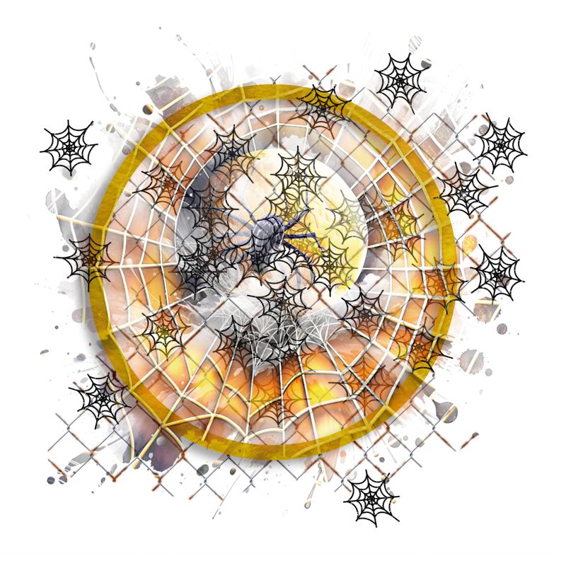 Halloween Cluster Frame 800 x 800 - Copyright Designs by Forte