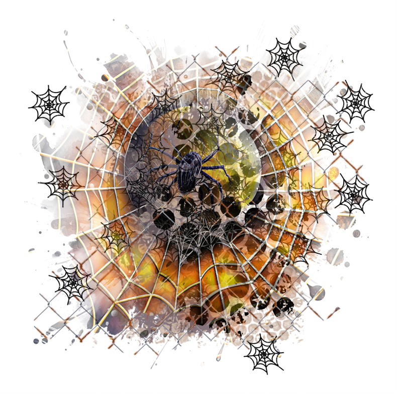 Halloween Cluster Frame 800 x 800 - Copyright Designs by Forte