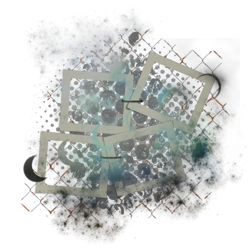 Halloween Cluster Frame 800 x 800 - Copyright Designs by Forte