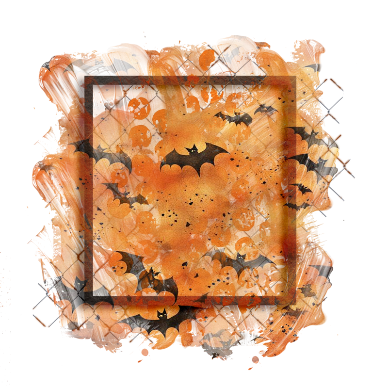 Halloween Cluster Frame 800 x 800 - Copyright Designs by Forte