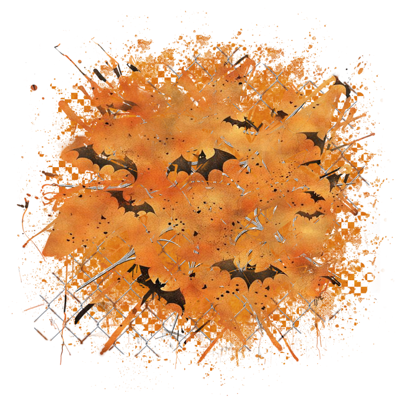 Halloween Cluster Frame 800 x 800 - Copyright Designs by Forte