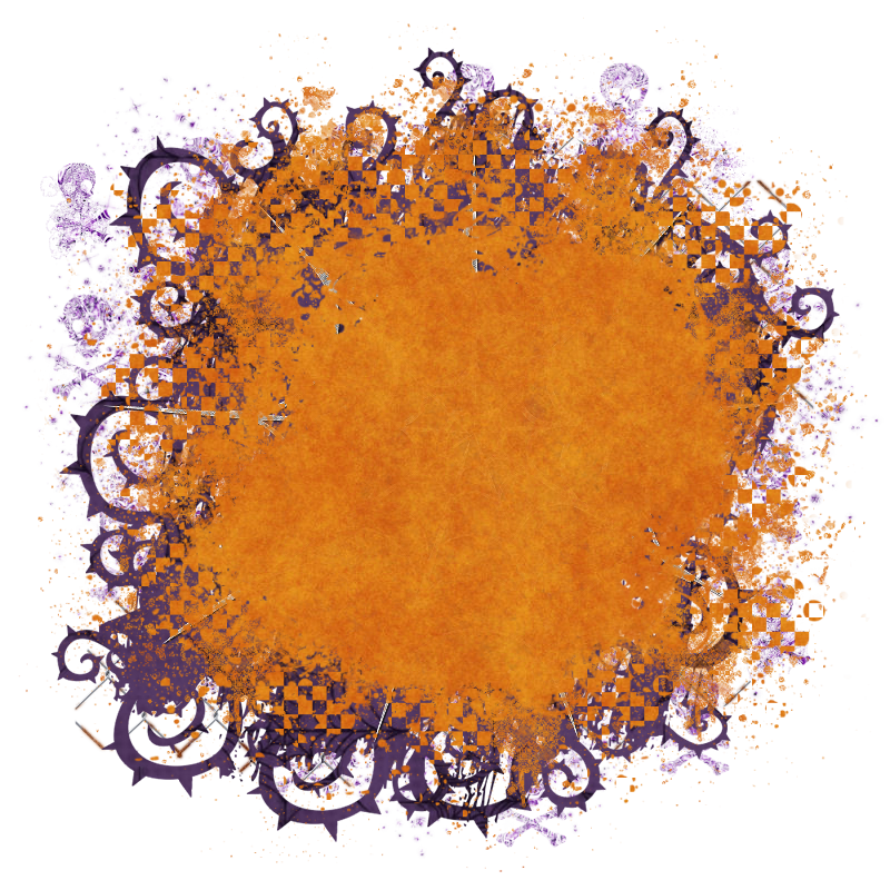 Halloween Cluster Frame 800 x 800 - Copyright Designs by Forte