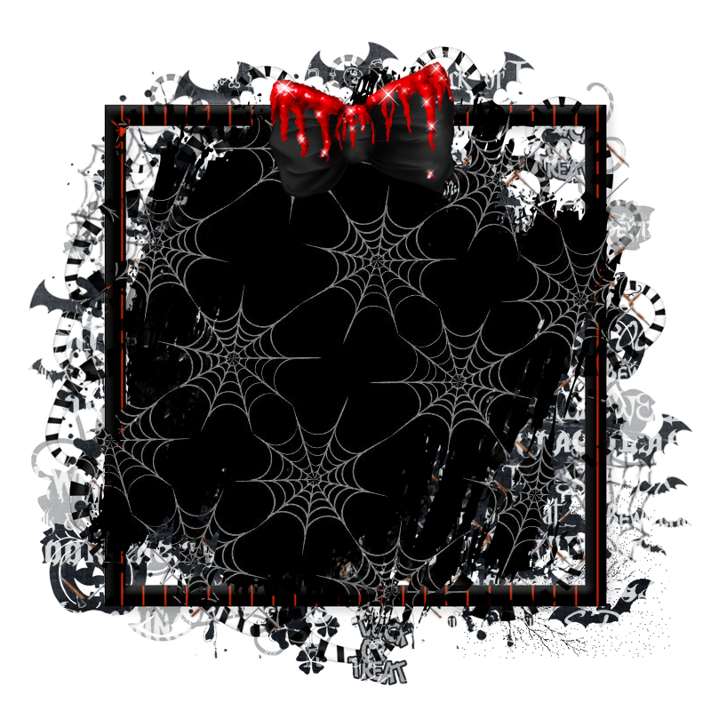 Halloween Cluster Frame 800 x 800 - Copyright Designs by Forte