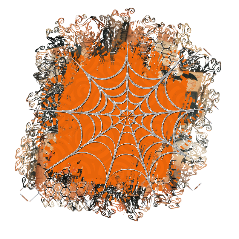 Halloween Cluster Frame 800 x 800 - Copyright Designs by Forte