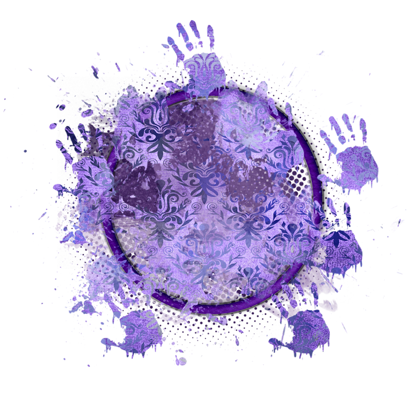 Halloween Cluster Frame 800 x 800 - Copyright Designs by Forte