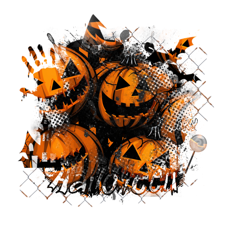 Halloween Cluster Frame 800 x 800 - Copyright Designs by Forte