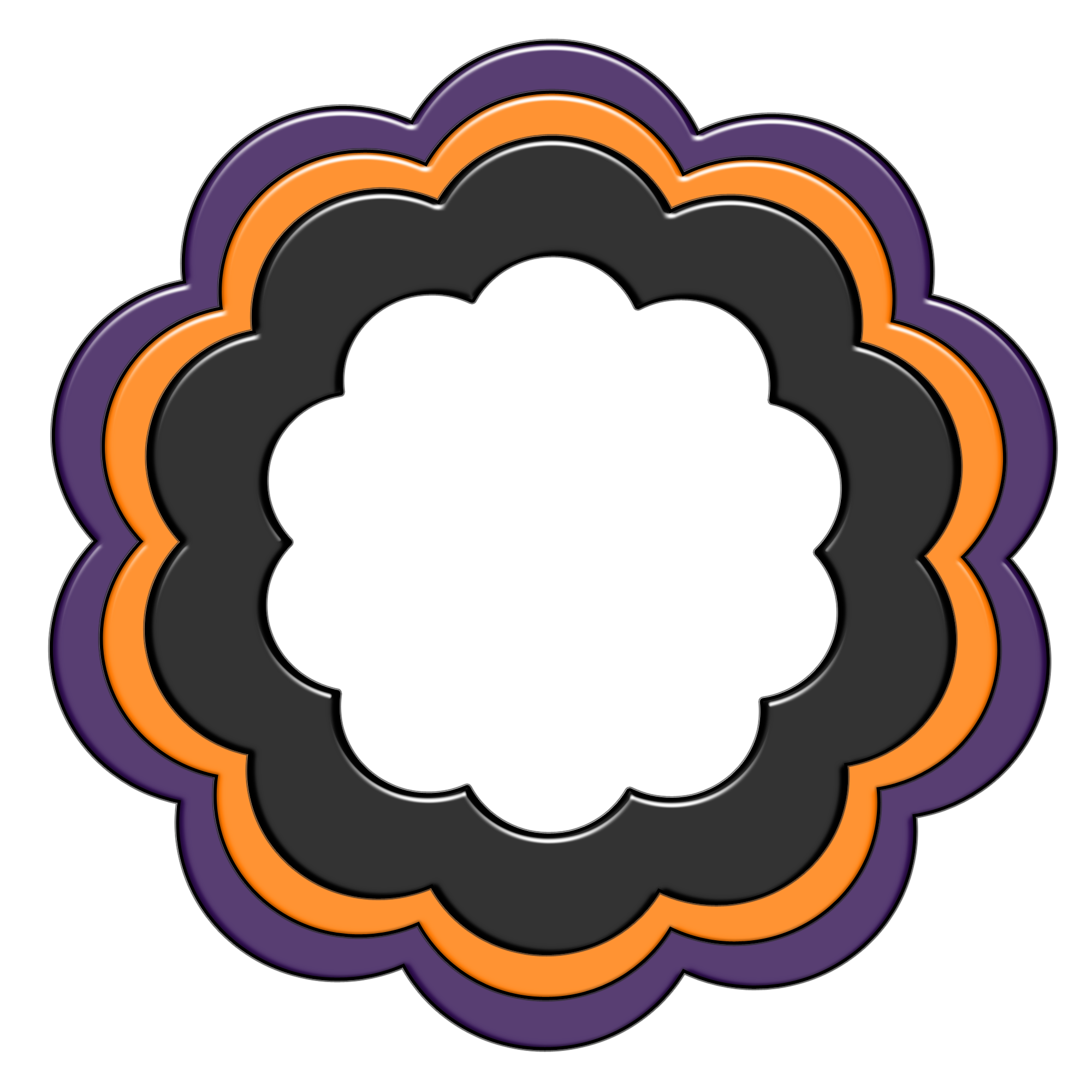 Halloween Theme Frame 2000 x 2000 @ Copyright Designs by Forte