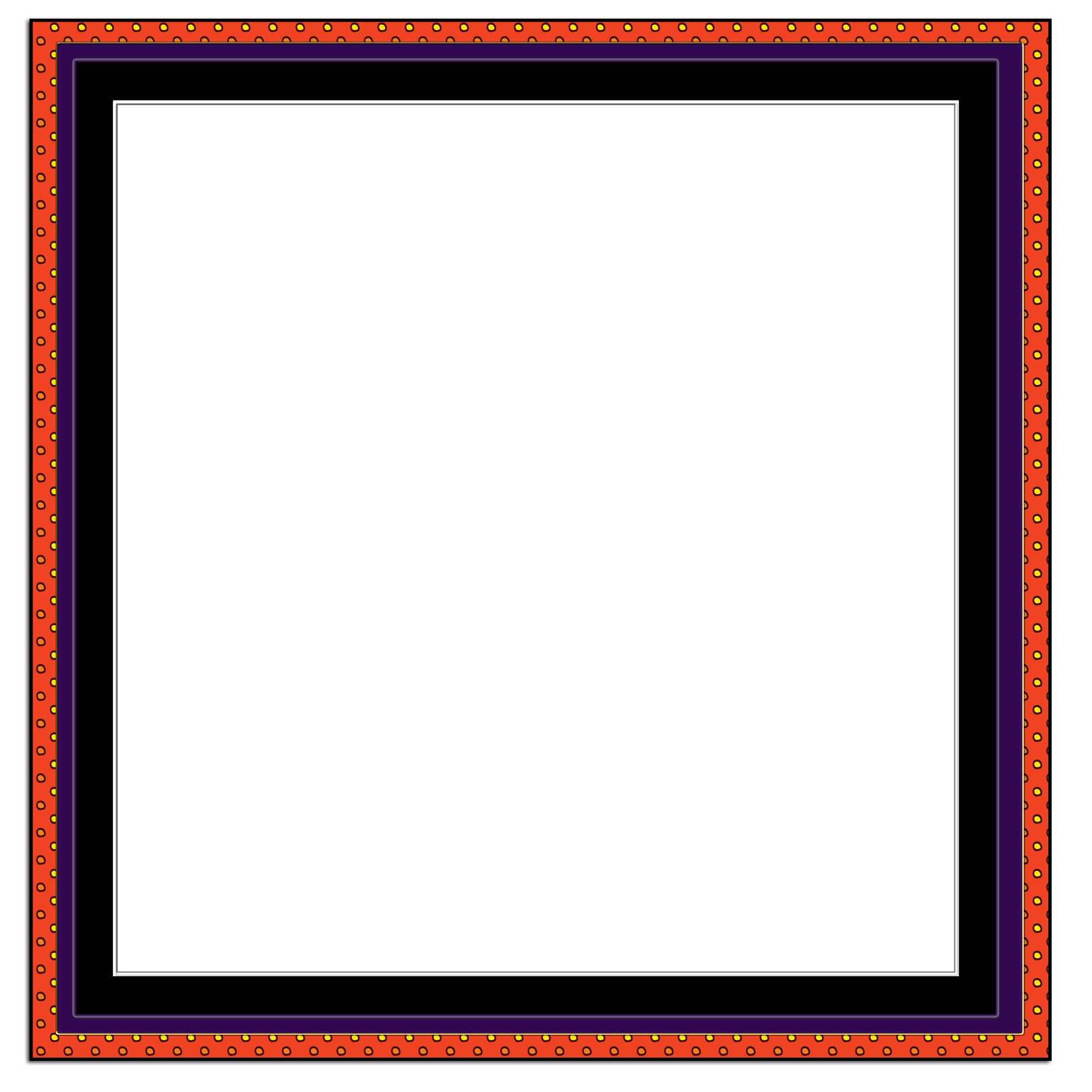 Halloween Theme Frame 2000 x 2000 @ Copyright Designs by Forte