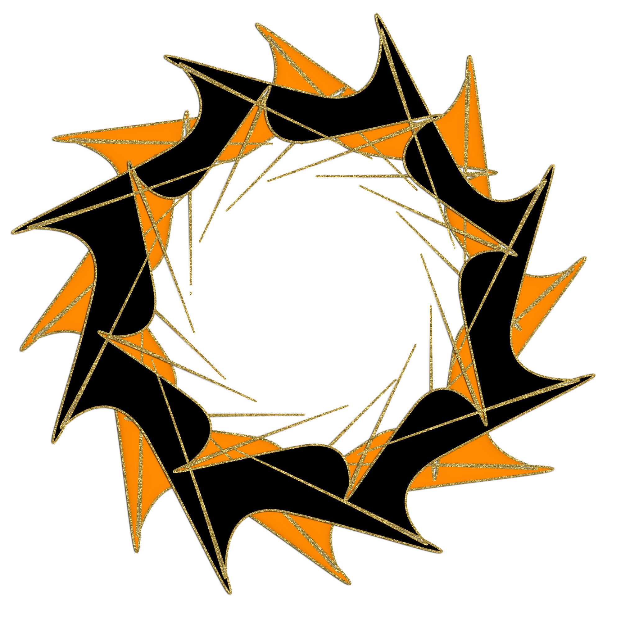 Halloween Theme Frame 2000 x 2000 @ Copyright Designs by Forte