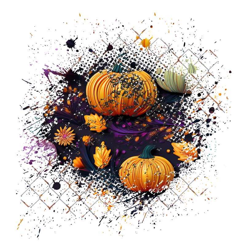 Halloween Cluster Frame 800 x 800 - Copyright Designs by Forte