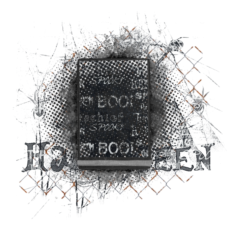 Halloween Cluster Frame 800 x 800 - Copyright Designs by Forte