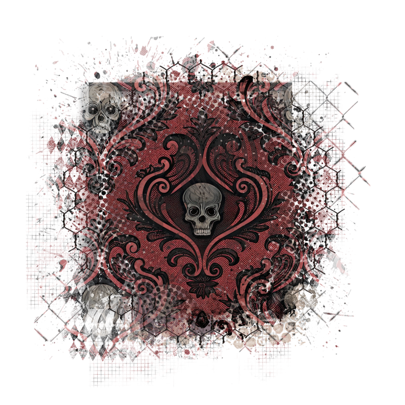 Halloween Cluster Frame 800 x 800 - Copyright Designs by Forte